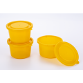 3PK round food container plastic lunch box 3pcs